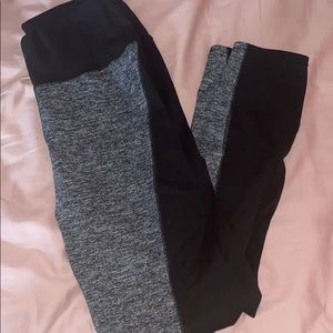 Black and grey leggings